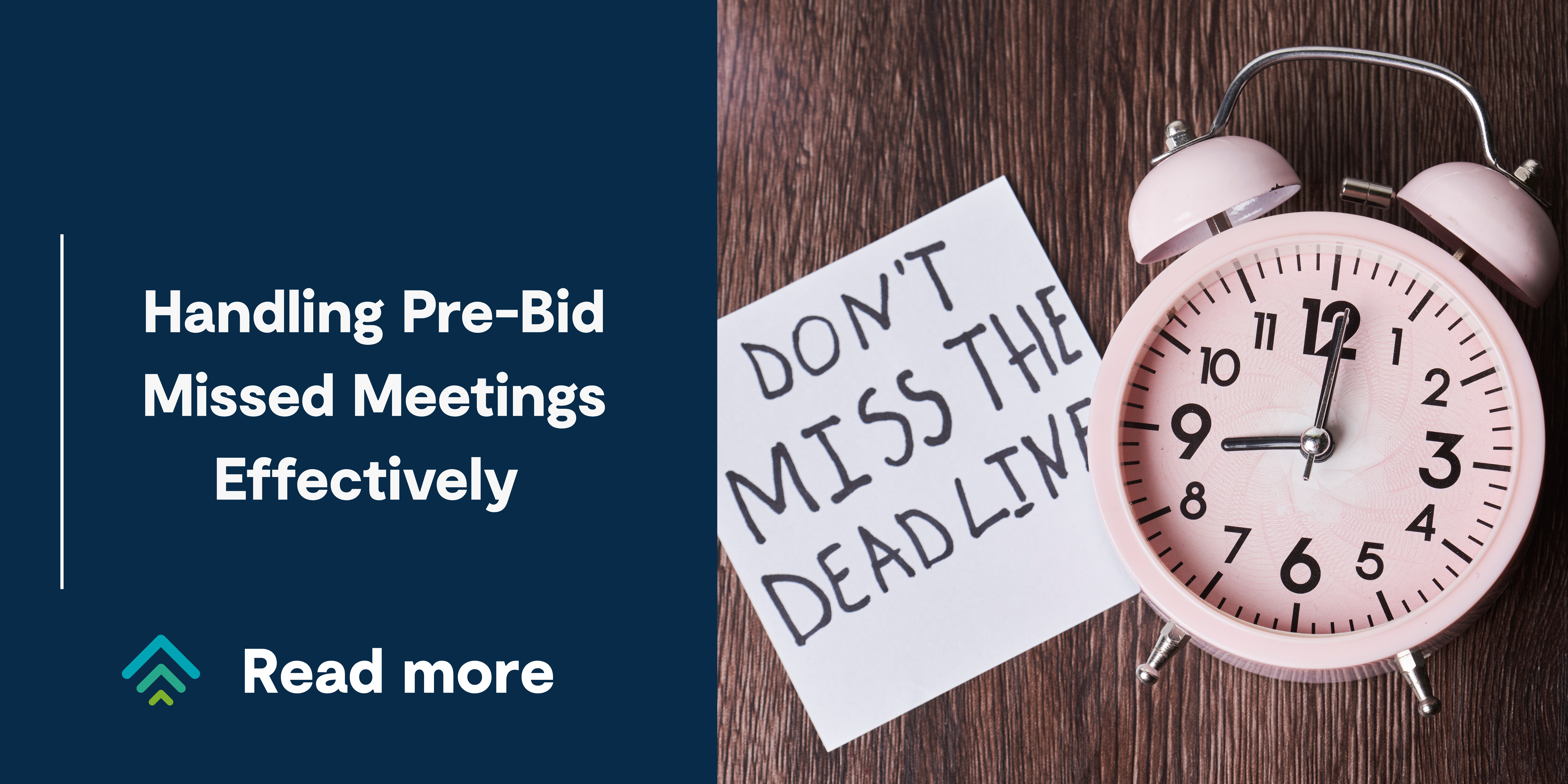 Handling Pre-Bid Missed Meetings Effectively